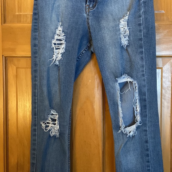 Fashion Nova High Waist Distressed Skinny Jeans - Picture 8 of 9